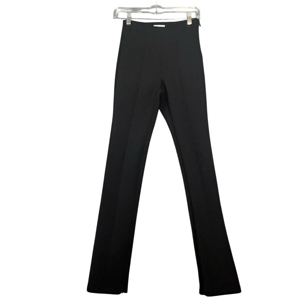 GOOD AMERICAN Good Waist Scuba Ankle Zippers Pant Slacks Black Size 1 (Small) - Picture 15 of 15
